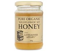 Littleover Apiaries Organic Set Wildflower Honey 340g-6 Pack