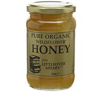 Littleover Pure Organic Wildflower Set Honey, 340g