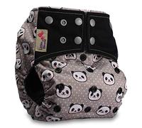 Littles & Bloomz, Reusable Pocket Real Cloth Nappy Washable Diaper Bamboo Charcoal, Pattern 32, Without Insert