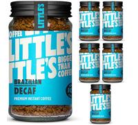 Little's Brazilian Decaf Instant Coffee, 6 Pack (100g x 6) - Premium Decaffeinated Instant Coffee, Rich & Smooth - Vegan Friendly, Low Calories, No Added Sugar