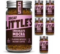 Little's Chocolate Mocha Flavoured Decaf Instant Coffee, 6 Pack (50g x 6) - Decaffeinated Coffee, Rich & Smooth, Infused With Choc Mocha Flavour - Vegan Friendly, Low Calories, No Added Sugar