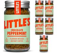 Little's Chocolate Peppermint Flavoured Instant Coffee, 6 Pack (50g x 6) - Rich & Smooth Coffee, Infused With Peppermint Chocolate Flavour - Vegan Friendly, Low Calories, No Added Sugar