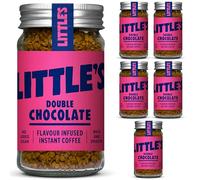 Little's Double Chocolate Flavoured Instant Coffee, 6 Pack (50g x 6) - Rich & Smooth Coffee, Infused With Chocolate Flavour - Vegan Friendly, Low Calories, No Added Sugar