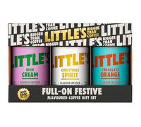 Little's Festive Coffee Gift Set, 3 Pack (50g x 3) - Flavours: Christmas Spirit, Irish Cream, Chocolate Orange - Vegan Friendly, Low Calories, No Added Sugar