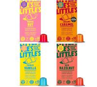 Little's Flavoured Coffee Pods Bundle Compatible with Nespresso Original Machines, 10 x 4 pack (40 Capsules) - Flavours: Toffee, Caramel, Vanilla, Hazelnut - Coffee Capsules