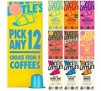 Little's Flavoured Coffee Pods Pick Any 12 Flavours 12 x 10 Pack (120 Pods) | Nespresso Compatible Coffee Pods - Choose From 7 Flavoured Coffee Options - Vegan, Low Calorie, No Added Sugar, Recyclable