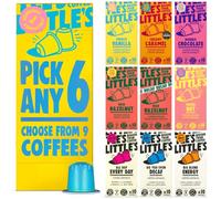 Little's Flavoured Coffee Pods, Pick Any 6 Flavours, 6 x 10 Pack (60 Pods) | Nespresso Compatible Coffee Pods - Choose From 7 Flavoured Coffee Options - Vegan, Low Calorie, No Added Sugar, Recyclable