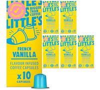 Little's French Vanilla Flavour Nespresso Compatible Coffee Capsules, 10 x 6 pack (60 Capsules) - Nespresso Compatible Coffee Pods - Vegan Friendly, Low Calories, No Added Sugar