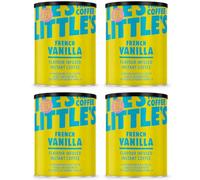 Little's French Vanilla Flavoured Instant Coffee, 500g Tin 4 Pack (4 X 500g) - Rich & Smooth Coffee, Infused With Vanilla Flavour - Vegan Friendly, Low Calories, No Added Sugar