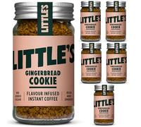 Little's Gingerbread Cookie Flavoured Instant Coffee, 6 Pack (50g x 6) - Rich & Smooth Coffee, Infused With Gingerbread Cookie Flavour - Vegan Friendly, Low Calories, No Added Sugar