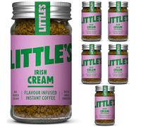 Little's Irish Cream Flavoured Instant Coffee, 6 Pack (50g x 6) - Rich & Smooth Coffee, Infused With Irish Cream Flavour - Vegan Friendly, Low Calories, No Added Sugar