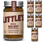 Little's Maple Walnut Flavoured Instant Coffee, 6 Pack (50g x 6) - Rich & Smooth Coffee, Infused With Maple Walnut Flavour - Vegan Friendly, Low Calories, No Added Sugar