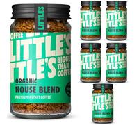 Little's Organic House Blend Instant Coffee, 6 Pack (100g x 6) - Premium Instant Coffee, A blend of organically grown Robusta and Arabica beans - Vegan Friendly, Low Calories, No Added Sugar
