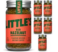 Little's Rich Hazelnut Flavoured Instant Coffee, 6 Pack (50g x 6) - Rich & Smooth Coffee, Infused With Hazelnut Flavour - Vegan Friendly, Low Calories, No Added Sugar