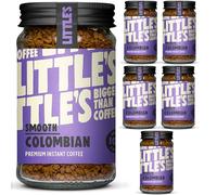 Little's Smooth Colombian Instant Coffee, 6 Pack (100g x 6) - Premium Instant Coffee, Rich & Smooth - Vegan Friendly, Low Calories, No Added Sugar