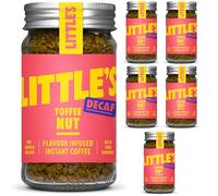 Little's Toffee Nut Flavoured Decaf Instant Coffee, 6 Pack (50g x 6) - Decaffeinated Coffee, Rich & Smooth, Infused With Toffee Flavour - Vegan Friendly, Low Calories, No Added Sugar