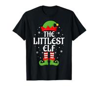 Littlest Elf Xmas Family Matching Elf Squad Christmas T-Shirt