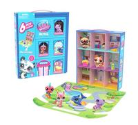 Littlest Pet Shop Bandai Playful Pet Hotel | The Playset Contains 6 LPS Mini Pet Toys 3 Accessories 1 Case With Handle 1 Collector Card And 1 Virtual Code | Collectable Toys For Girls And Boys