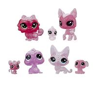Littlest Pet Shop Frosted Wonderland Pet Friends Toy, Pink Theme, Includes 7 Pets, Ages 4 & Up