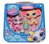 Littlest Pet Shop Monkey & Pink Pet Figure Set with Accessories Series 4 Elephant Spa Pet Pair