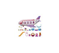 Littlest Pet Shop Pet Jet Playset Toy, Includes 4 Pets, Adult Assembly Required (No Tools Needed), Ages 4 and Up (Amazon Exclusive) Pink