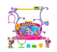 Littlest Pet Shop Pets Got Talent Playset | LPS Playset With 2 Exclusive Pet Mini Figures 5 Accessories 1 Collector Card And 1 Virtual Code | Animal Collectable Kids Toys For Girls And Boys