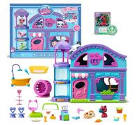 Littlest Pet Shop Series 2 Pet Shop Playset | LPS Playset With 2 Pet Mini Figures 20 Accessories 1 Collector Card And 1 Virtual Code | Animal Collectable Kids Toys For Girls And Boys