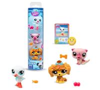Littlest Pet Shop Bandai Series 2 Pet Trio Tube Country Pets | Each Pet Trio Tube Contains 3 LPS Mini Pet Toys 1 Accessory 1 Collector Card And 1 Virtual Code | Collectable Toys For Girls And Boys