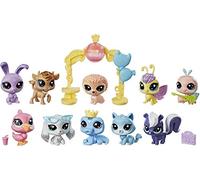 Hasbro Littlest Pet Shop Toy Sparkle Spectacular Collection Pack - 10 Glitter Pets, Ages 4+