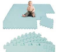 LittleTom 18 Piece Soft Play Mat for Babies from Day 1-30x30 cm Puzzle Mat Playmat Foam Squares for Kids Crawling childrens Mat