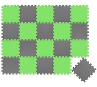 LittleTom 18 Pieces Baby Play Mat - 30x30 Soft Puzzle Mats Floor Playmat Interlocking Foam Tiles