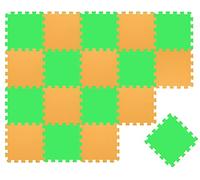 LittleTom 18 Pieces Baby Play Mat - 30x30 Soft Puzzle Mats Floor Playmat Interlocking Foam Tiles