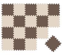 LittleTom 18 Pieces Baby Play Mat - 30x30 Soft Puzzle Mats Floor Playmat Interlocking Foam Tiles