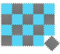 LittleTom 18 Pieces Baby Play Mat - 30x30 Soft Puzzle Mats Floor Playmat Interlocking Foam Tiles