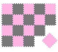 LittleTom 18 Pieces Baby Play Mat - 30x30 Soft Puzzle Mats Floor Playmat Interlocking Foam Tiles