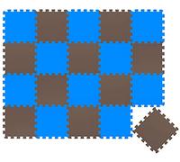 LittleTom 18 Pieces Baby Play Mat - 30x30 Soft Puzzle Mats Floor Playmat Interlocking Foam Tiles