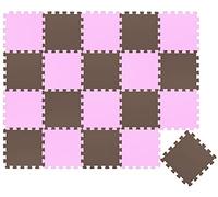LittleTom 18 Pieces Baby Play Mat - 30x30 Soft Puzzle Mats Floor Playmat Interlocking Foam Tiles