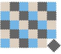 LittleTom 27 Pieces Baby Play Mat - 30x30 Soft Puzzle Mats Floor Playmat Interlocking Foam Tiles