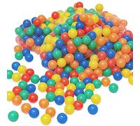 LittleTom Ball Pit Balls 6cm - 200 Colorful Plastic Baby Balls Kids Play Pool Tent Toy Fun