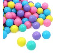 LittleTom From Birth: 100 Colourful 6cm Ball Pit Balls - Fun Play Set for Babies, Toddlers & Kids - BPA-Free Plastic Indoor Outdoor Baby Toys - Accessories for Tent, Playpen, Sandbox, Garden, Pool