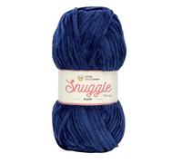 LittleWoolShop Snuggle Puff Chunky Chenille Yarn 100g - 100% Supersoft Polyester (Elderberry Jam 4279, Single (1 Ball))