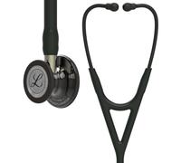 Littmann Cardiology IV Stethoscope, 6204, Black Tube | High Polish Smoke-Finish Chestpiece, Champagne Stem, Black Headset. For Doctors and Medical Students