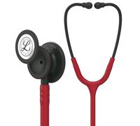 3M Littmann Classic III Monitoring Stethoscope, Black-Finish Chestpiece, stem and headset, Burgundy Tube, 69 cm, 5868