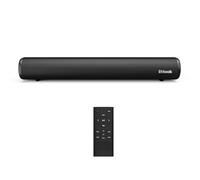 LITTOAK Soundbar for TV, 16 Inch HDMI ARC Sound Bar with Bluetooth 5.0, Optical, RCA, AUX, USB Connectivity, Powerful TV Sound Bar Surround System for Gaming/PC/Projector, Wall-Mountable with Remote