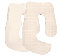 littogoose Maternity Pillow Cover ONLY Compatible with Momcozy Pregnancy Pillow (2 Pack Covers-Pillow NOT Included)