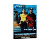 LITTPU Boyz in The Hood Poster South Central LA Wall Art Movie Print Urban Culture Decor Classic Film Artwork Hip Hop Aesthetic Retro Style Home Decoration Gift 20x30inch Framed