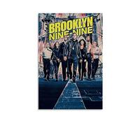 LITTPU Brooklyn Nine-Nine Poster TV Show Art Print Comedy Series Wall Decor Unique Home Decoration Gift for Fans Vibrant Colors Modern Design Living Room Artwork Gift 24x36inch Unframed