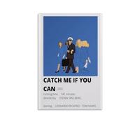 LITTPU Catch Me If You Can Poster Art Movie Wall Decor 2002 Film Print Leonardo DiCaprio Tom Hanks Vintage Style Art Home Decoration Unique Gift Idea for Film Lovers Gift 16x24inch Unframed