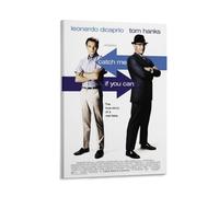 LITTPU Catch Me If You Can Poster Movie Wall Art Print Leonardo DiCaprio Tom Hanks Film Decor Stylish Home Decor Unique Gift Idea for Movie Lovers Gift 08x12inch Framed