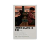LITTPU I Am Not Okay With This Poster 2020 Comedy Movie Print Wall Art for Home Decor Unique Gift for Fans Modern Style Artwork Movie-Inspired Decor Retro Aesthetic Gift 16x24inch Unframed
